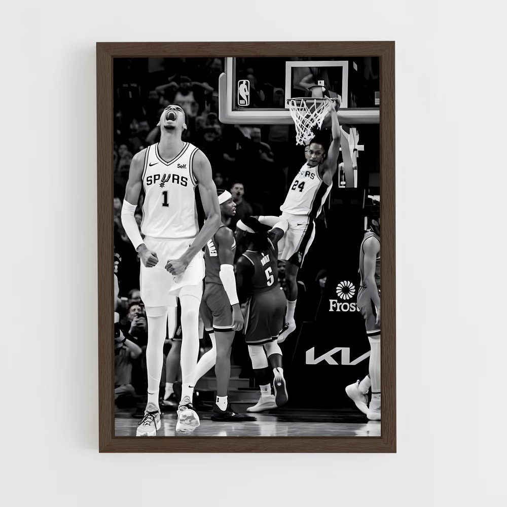 Poster Élan Victorieux – affiche Basketball (vue 5)