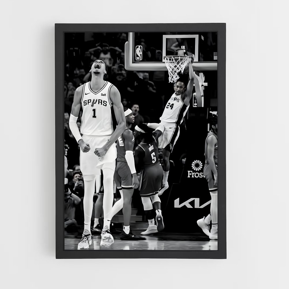 Poster Élan Victorieux – affiche Basketball (vue 2)