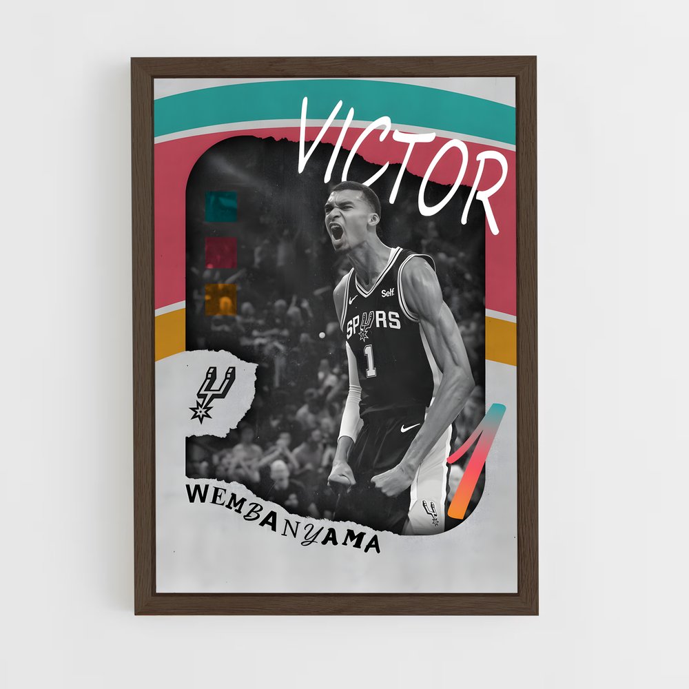 Poster Victoire Dynamique – affiche Basketball (vue 5)