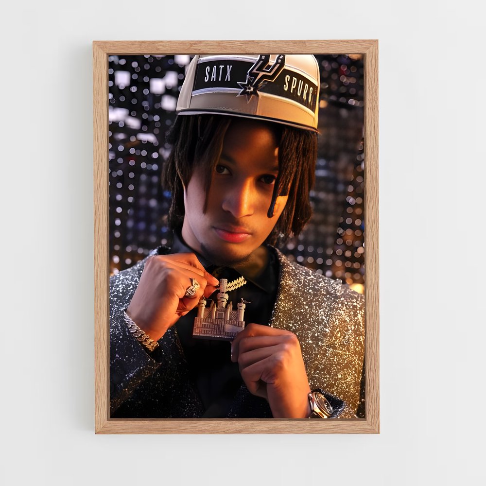 Poster Éclat San Antonio – affiche Basketball (vue 4)