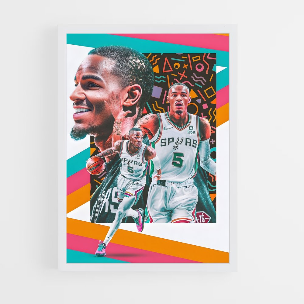 Poster San Antonio Basketball (vue 3)