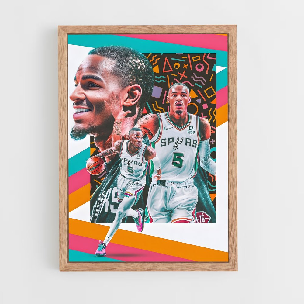 Poster San Antonio Basketball (vue 4)