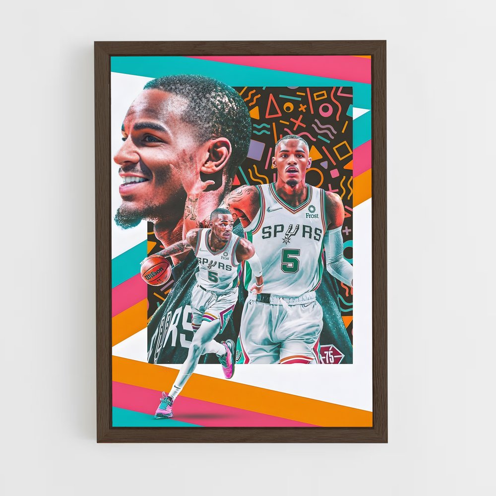 Poster San Antonio Basketball (vue 5)