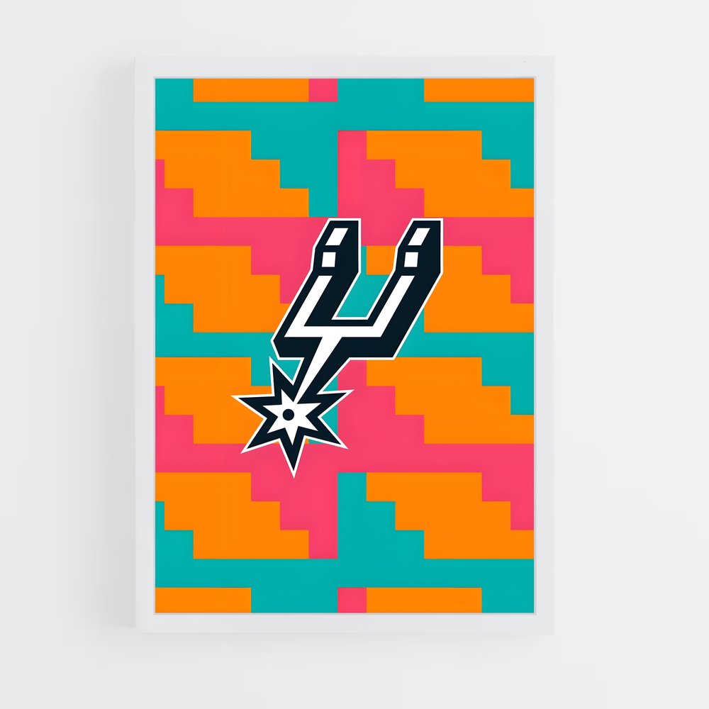 Poster Vibration Urbaine – affiche Basketball (vue 3)