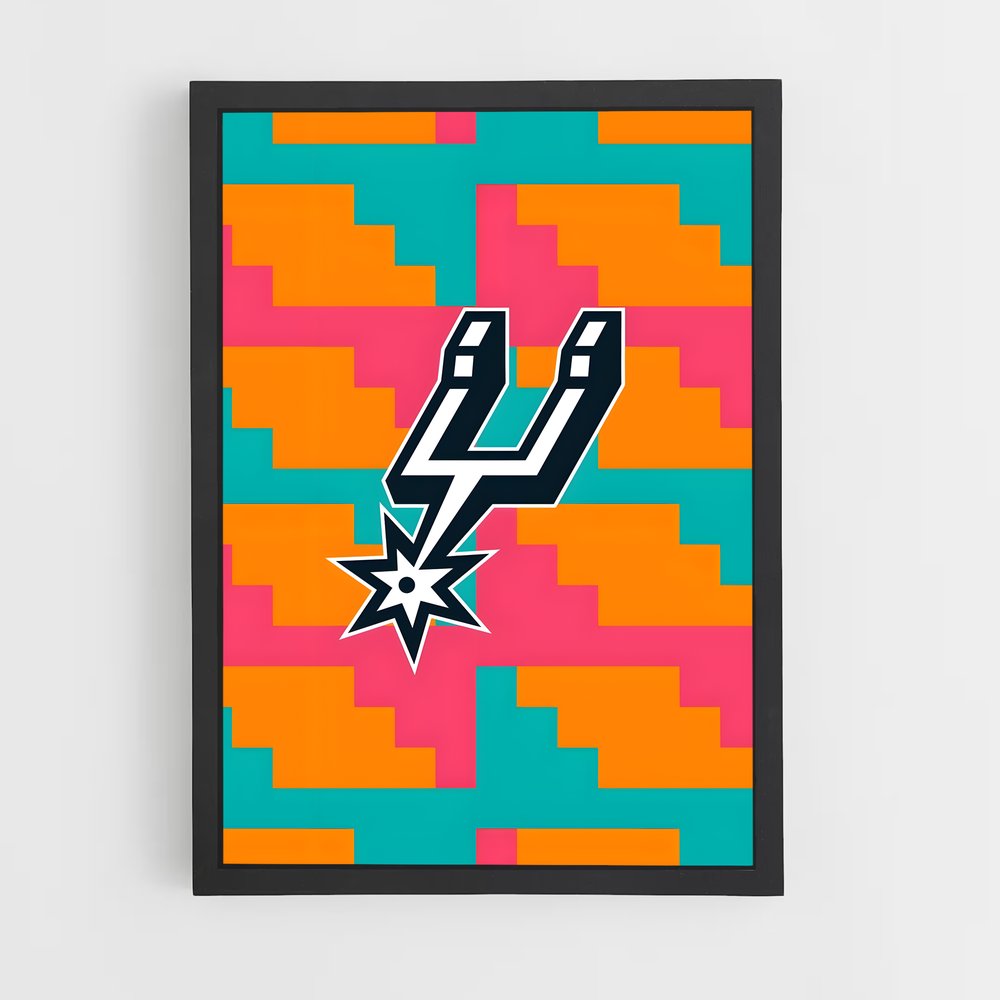 Poster Vibration Urbaine – affiche Basketball (vue 2)