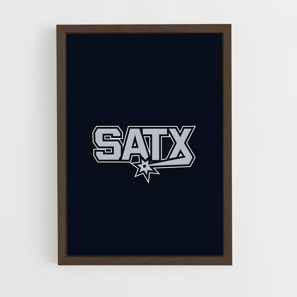 Poster SATX Vintage – affiche Basketball (vue 5)