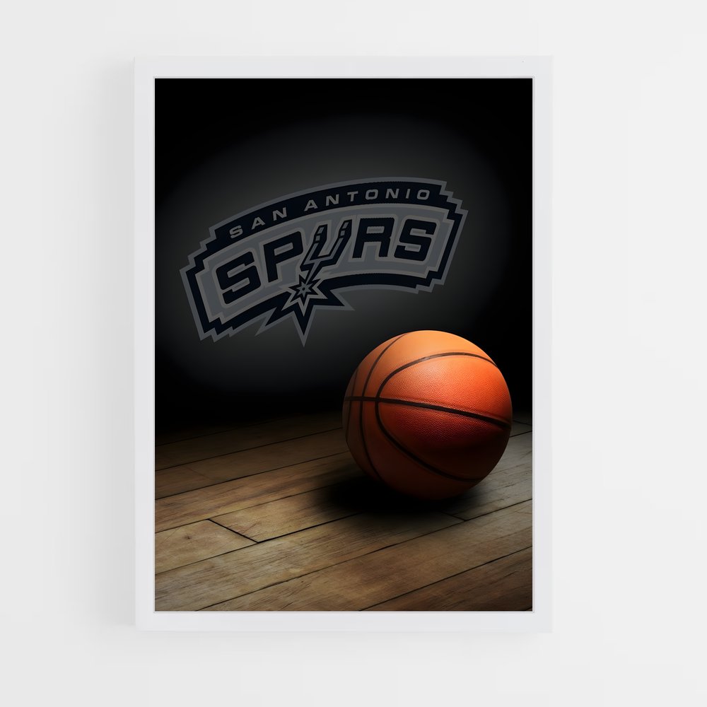 Poster Basketball Étoile San Antonio (vue 3)