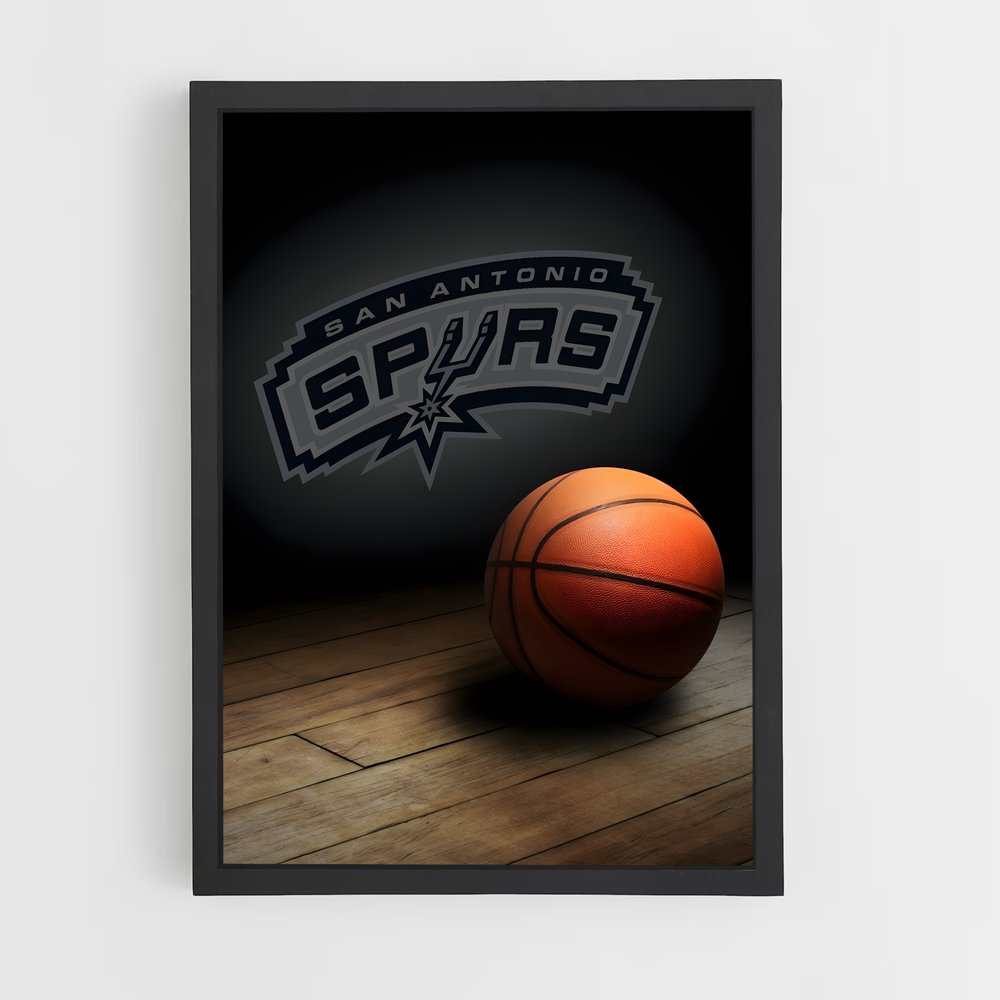 Poster Basketball Étoile San Antonio (vue 2)