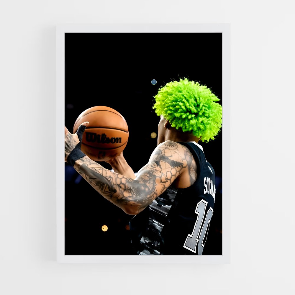 Poster Slam Dunk San Antonio – affiche Basketball (vue 3)