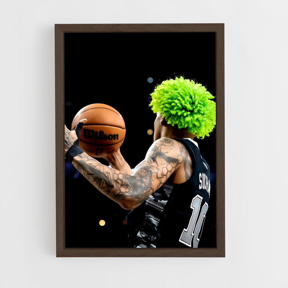Poster Slam Dunk San Antonio – affiche Basketball (vue 5)