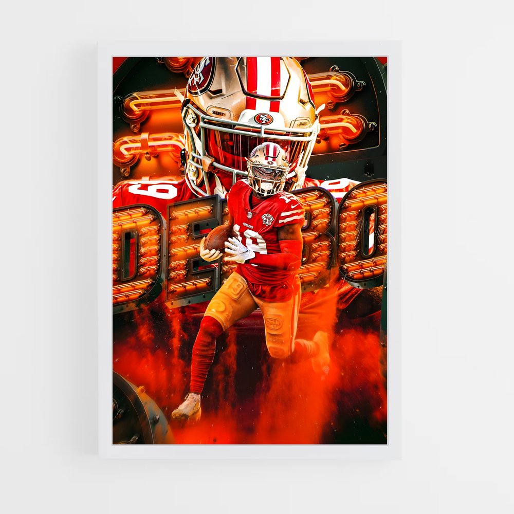 Poster Deebo – affiche Football US (vue 3)