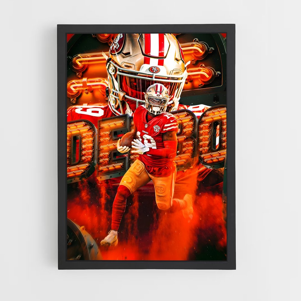 Poster Deebo – affiche Football US (vue 2)