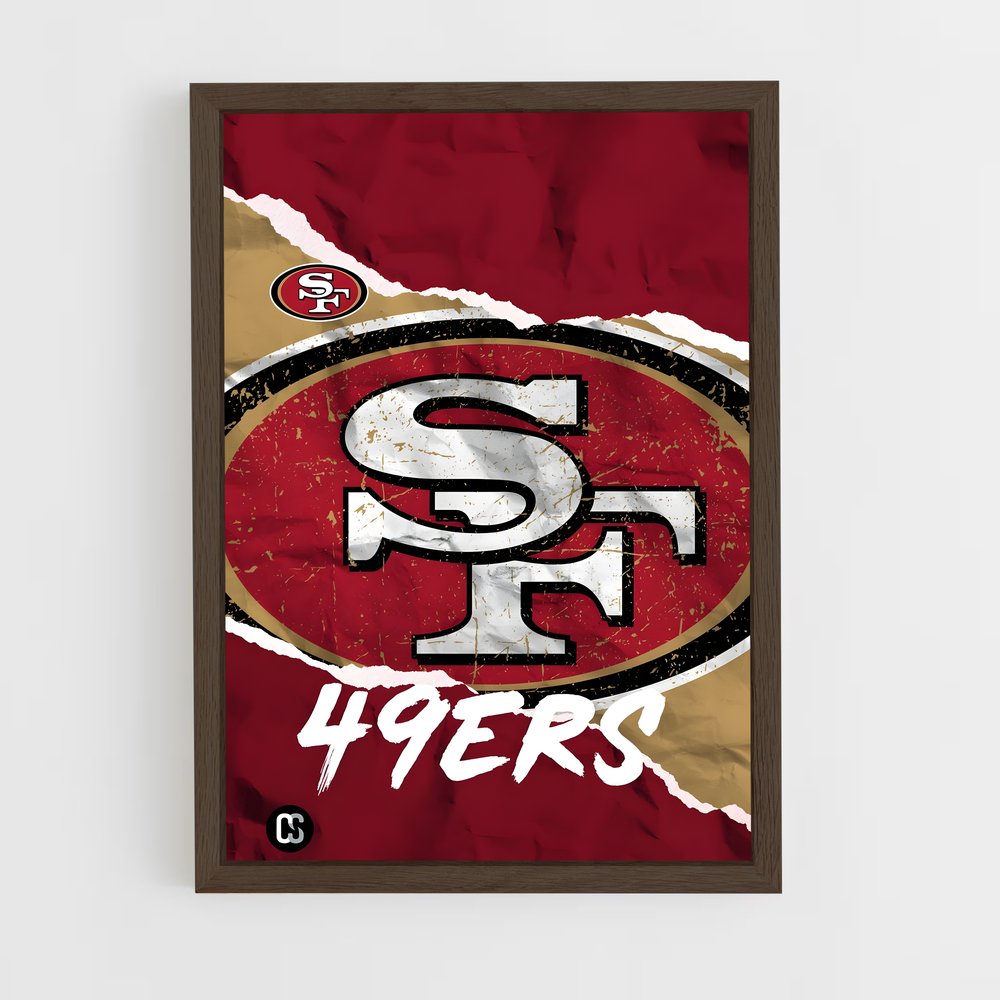 Poster SF 49ers – affiche Football US (vue 5)