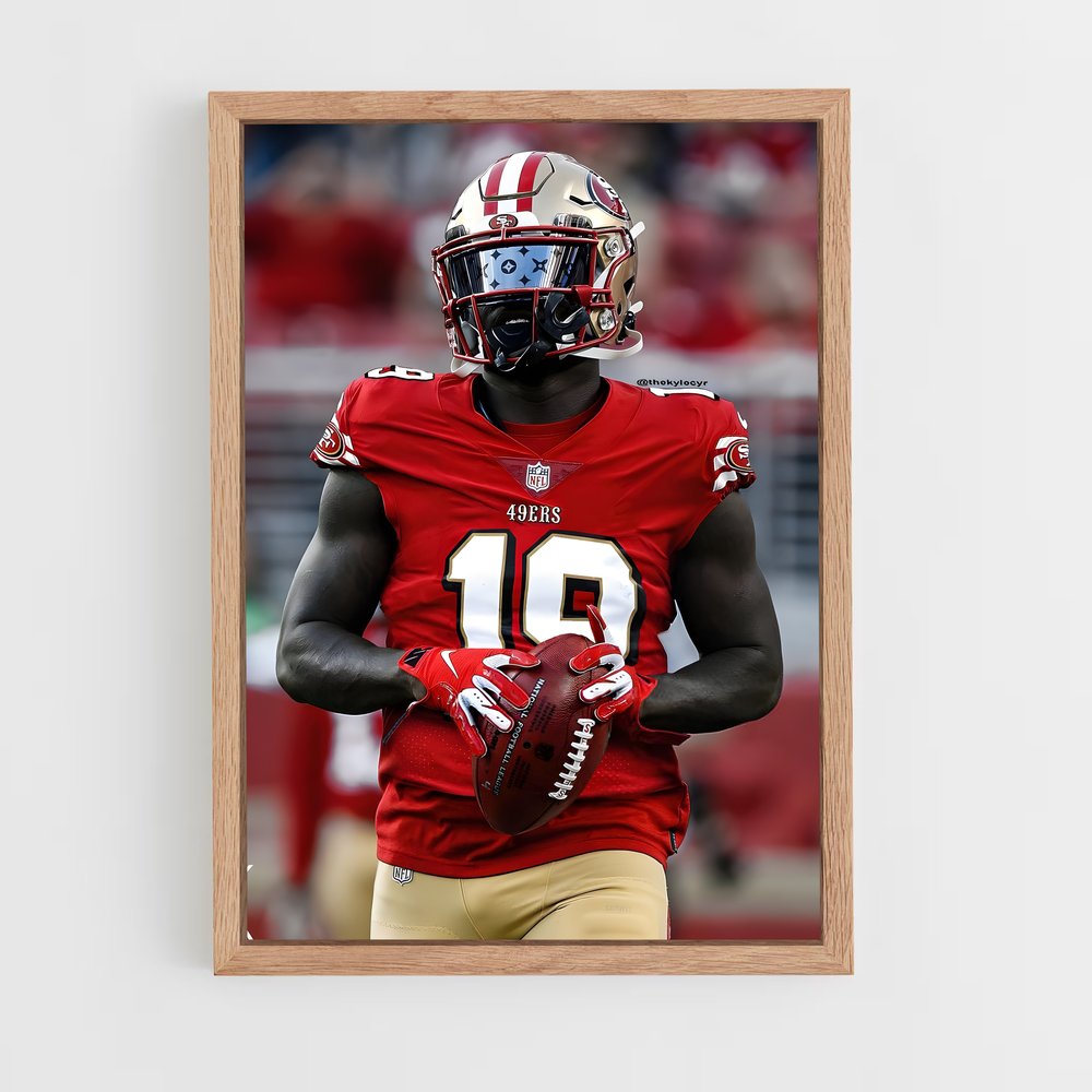 Poster Deebo 49ers – affiche Football US (vue 4)