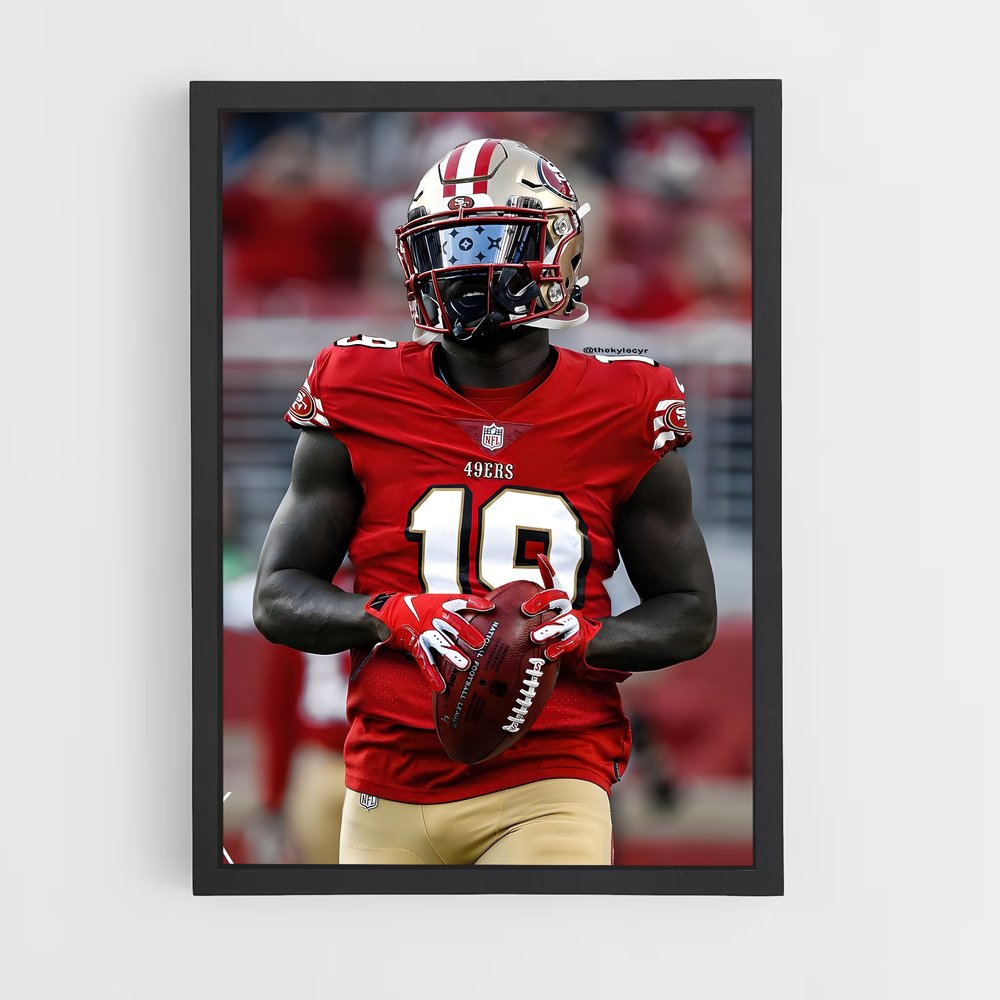 Poster Deebo 49ers – affiche Football US (vue 2)