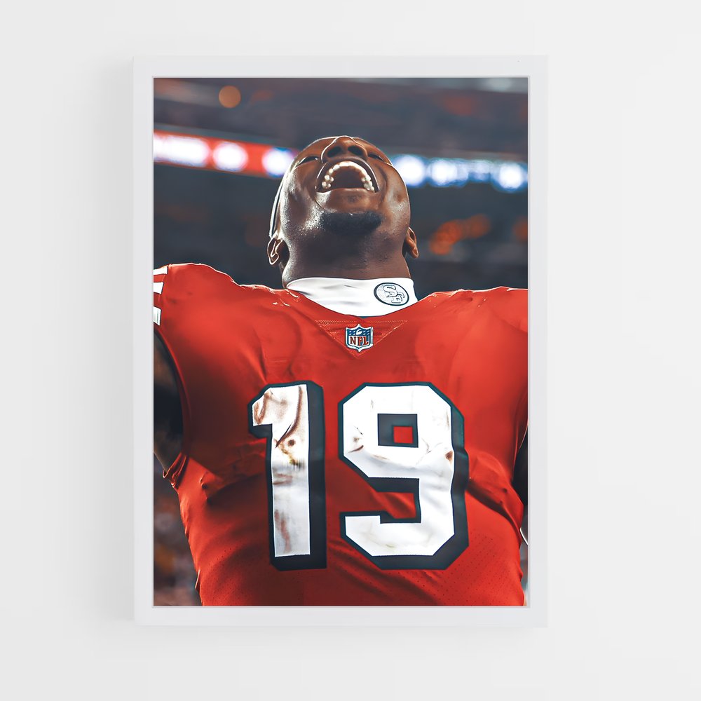 Poster San Francisco 49ers Victoire – affiche Football US (vue 3)