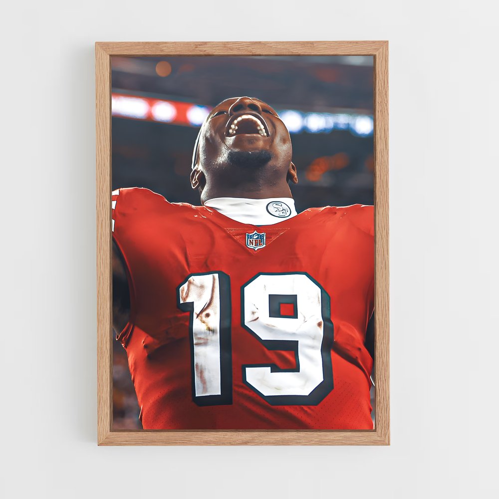 Poster San Francisco 49ers Victoire – affiche Football US (vue 4)