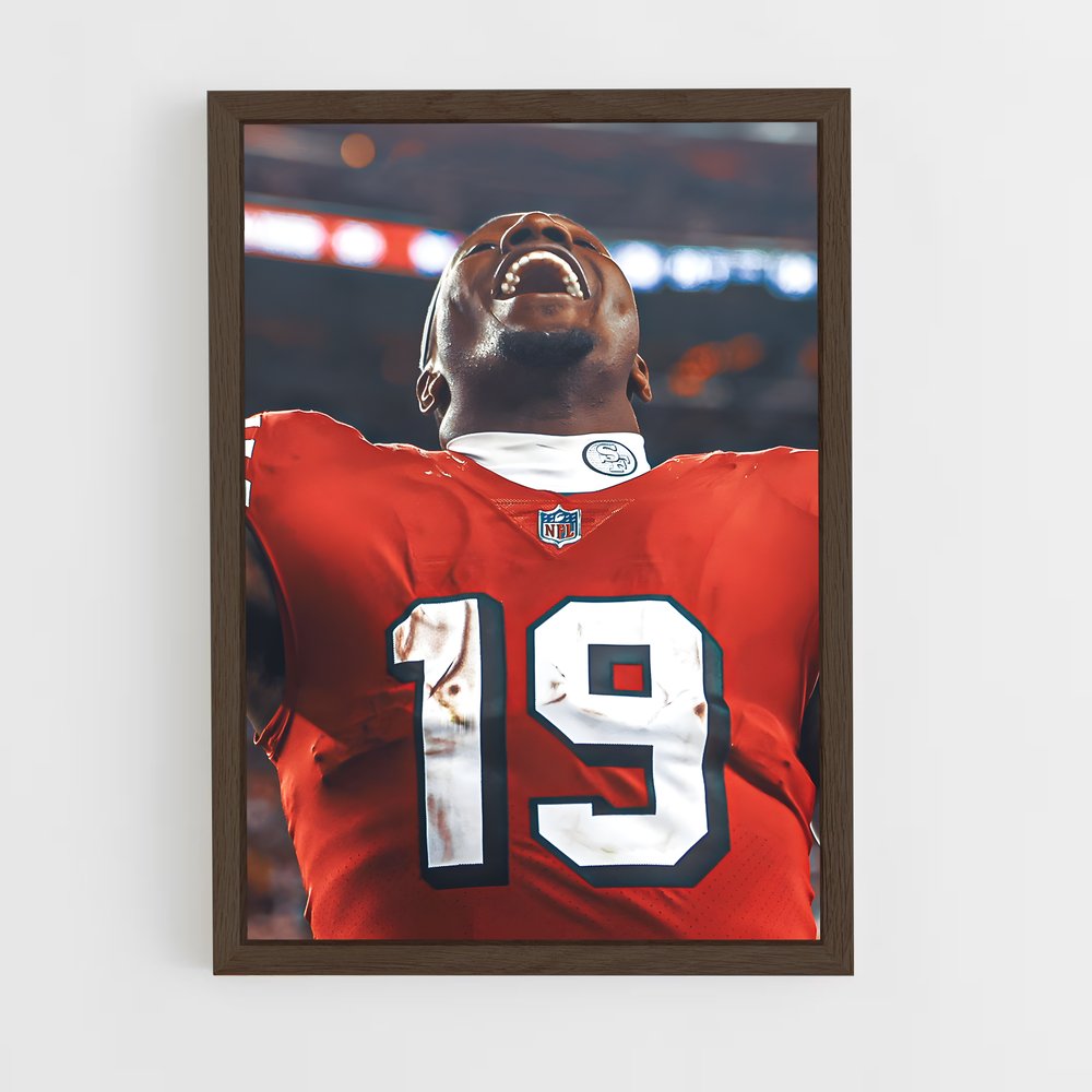 Poster San Francisco 49ers Victoire – affiche Football US (vue 5)