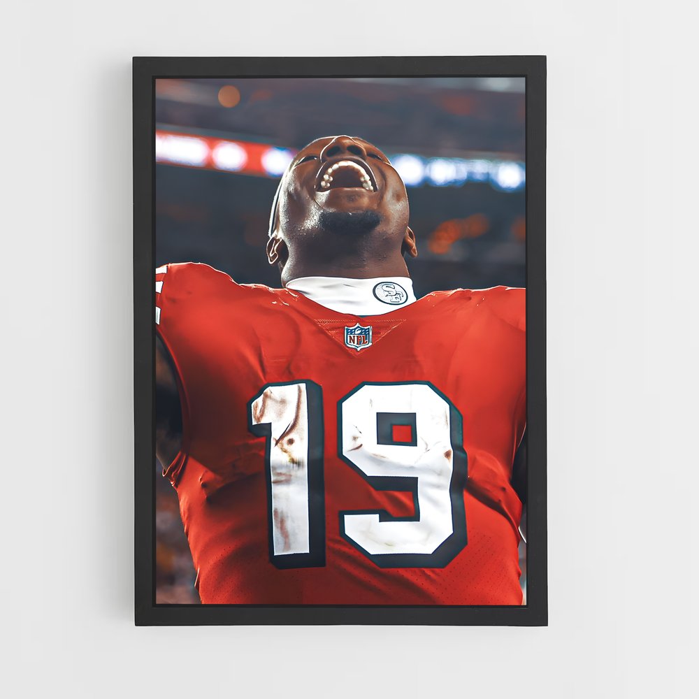 Poster San Francisco 49ers Victoire – affiche Football US (vue 2)