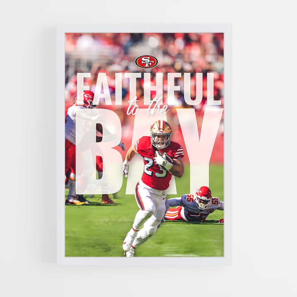 Poster Faithful to the Bay – affiche Football US (vue 3)