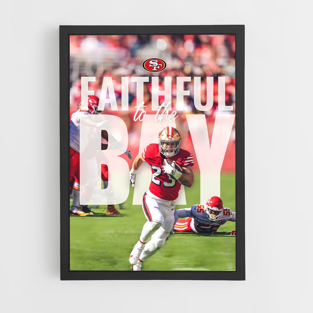 Poster Faithful to the Bay – affiche Football US (vue 2)