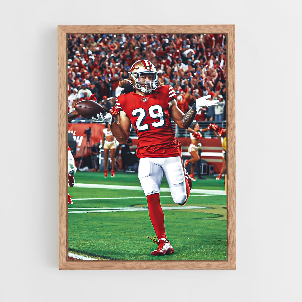 Poster San Francisco 49ers Touchdown – affiche Football US (vue 4)