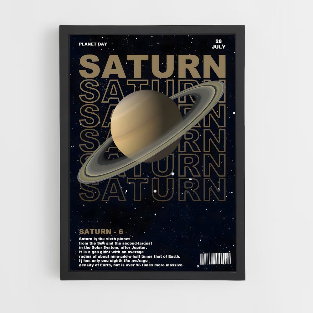 Poster Saturn Celestial (vue 2)