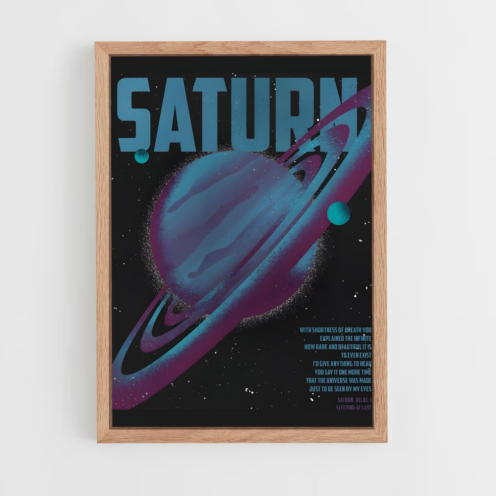 Poster Voyage Vers Saturne (vue 4)