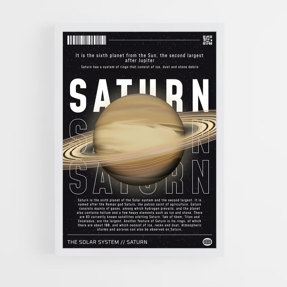 Poster Saturne Systémique (vue 3)