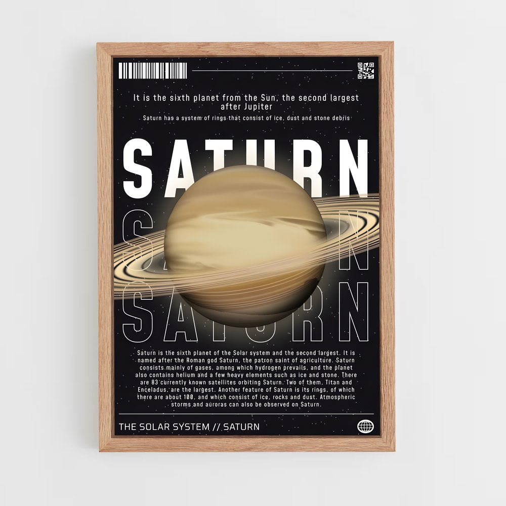Poster Saturne Systémique (vue 4)