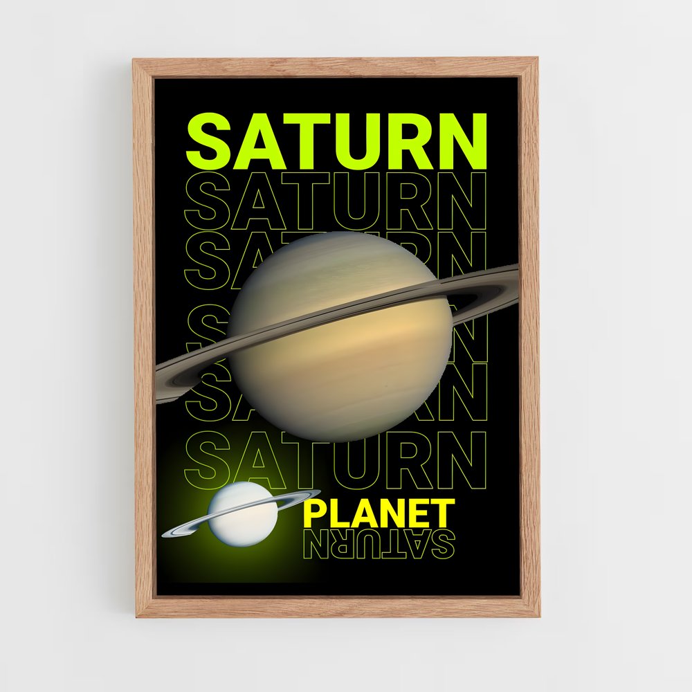 Poster Planète Saturne (vue 4)