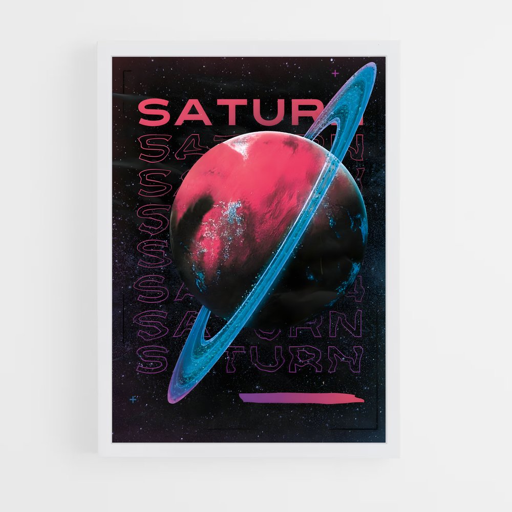 Poster Saturn Dream (vue 3)