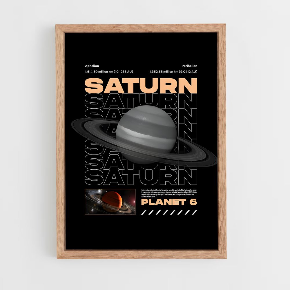 Poster Saturn 6 (vue 4)