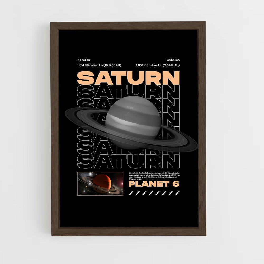Poster Saturn 6 (vue 5)