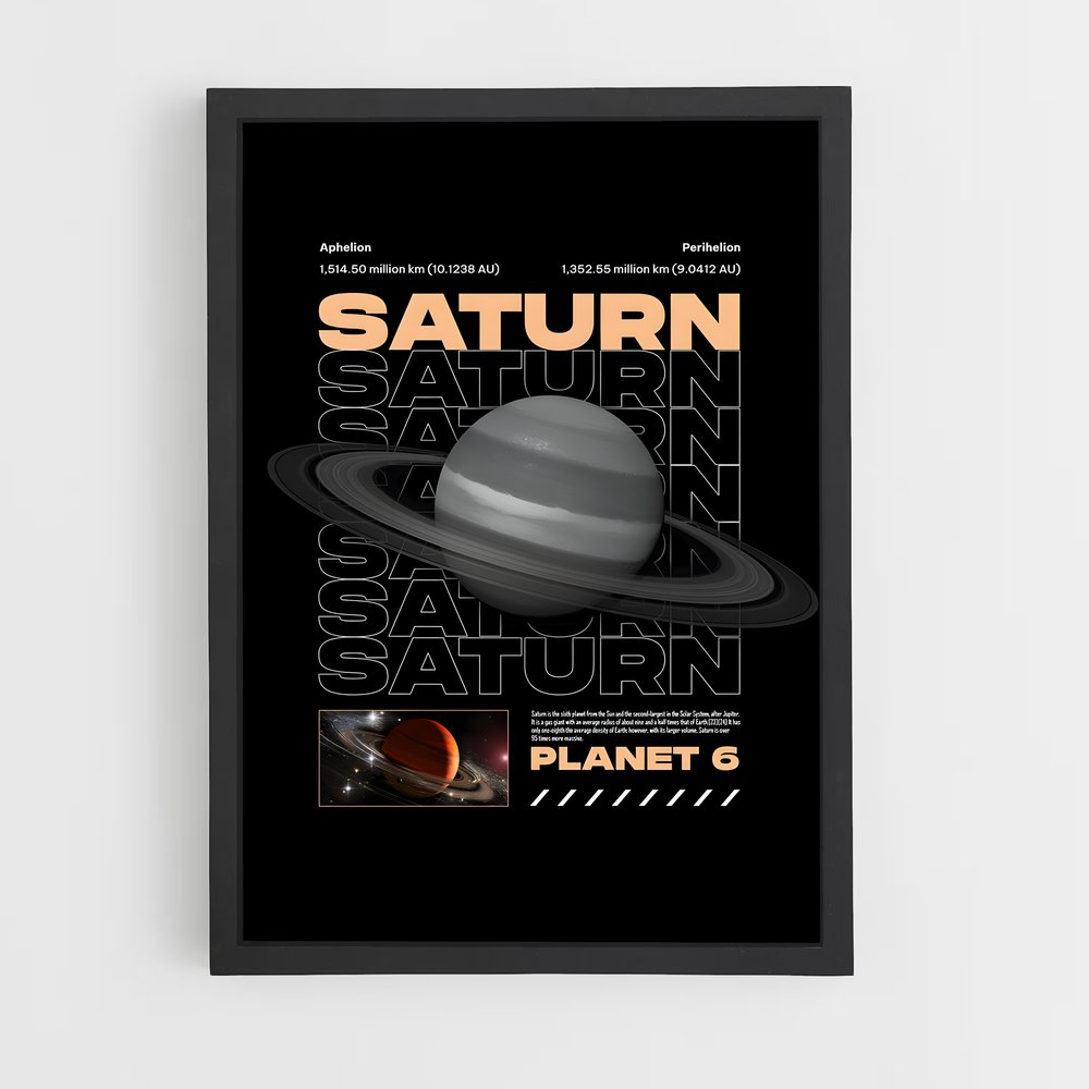 Poster Saturn 6 (vue 2)