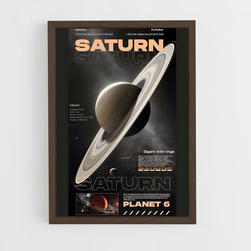 Poster Saturne Édition 21 (vue 5)