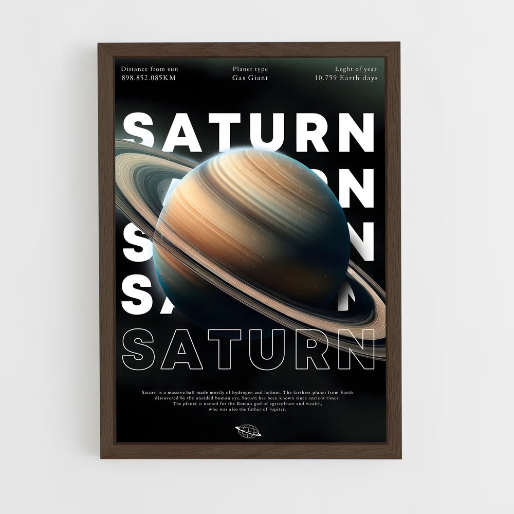 Poster Saturne Éloquence (vue 5)