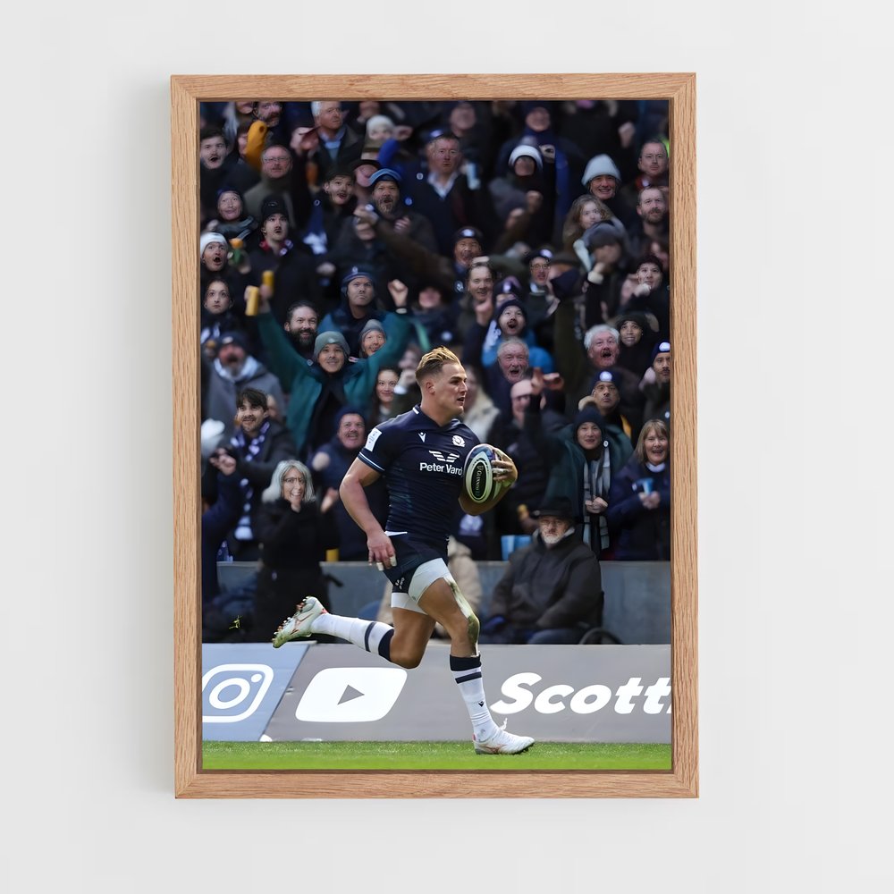 Poster Élan Écossais – affiche Rugby (vue 4)