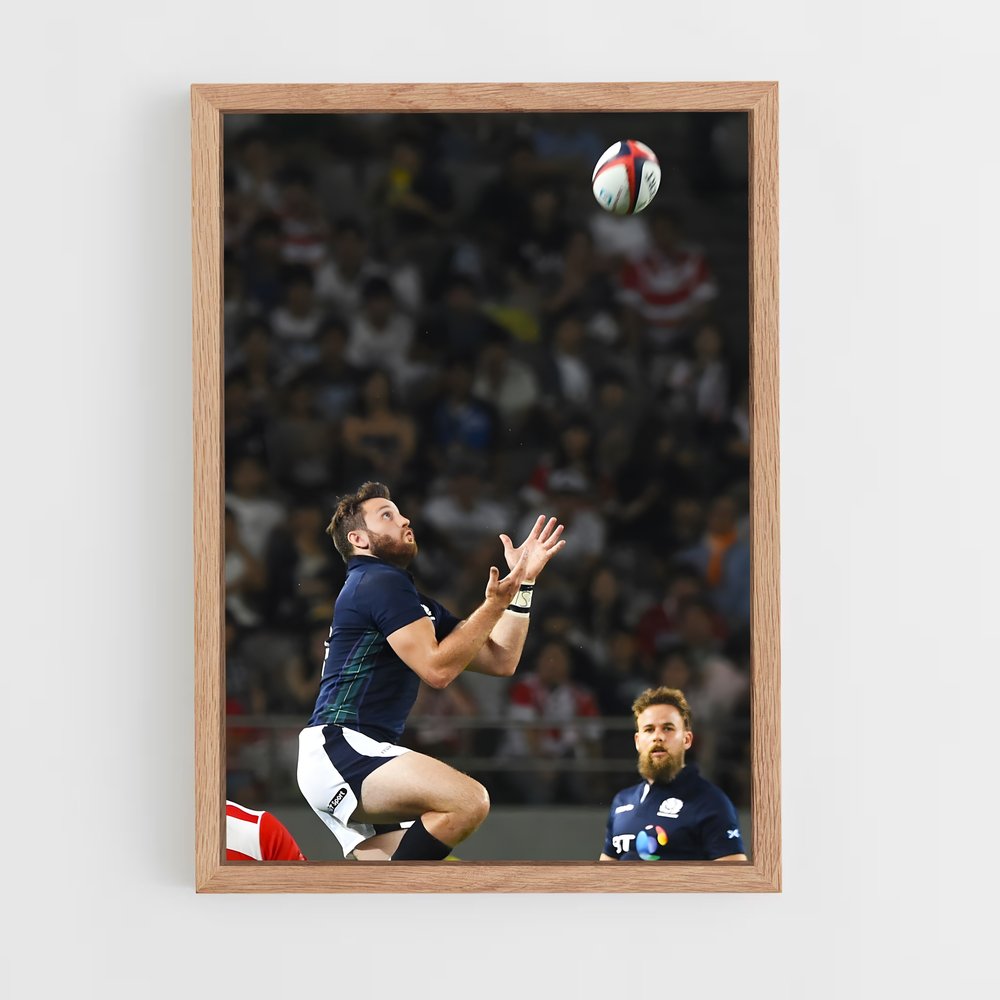 Poster Scottish Rugby Catch (vue 4)