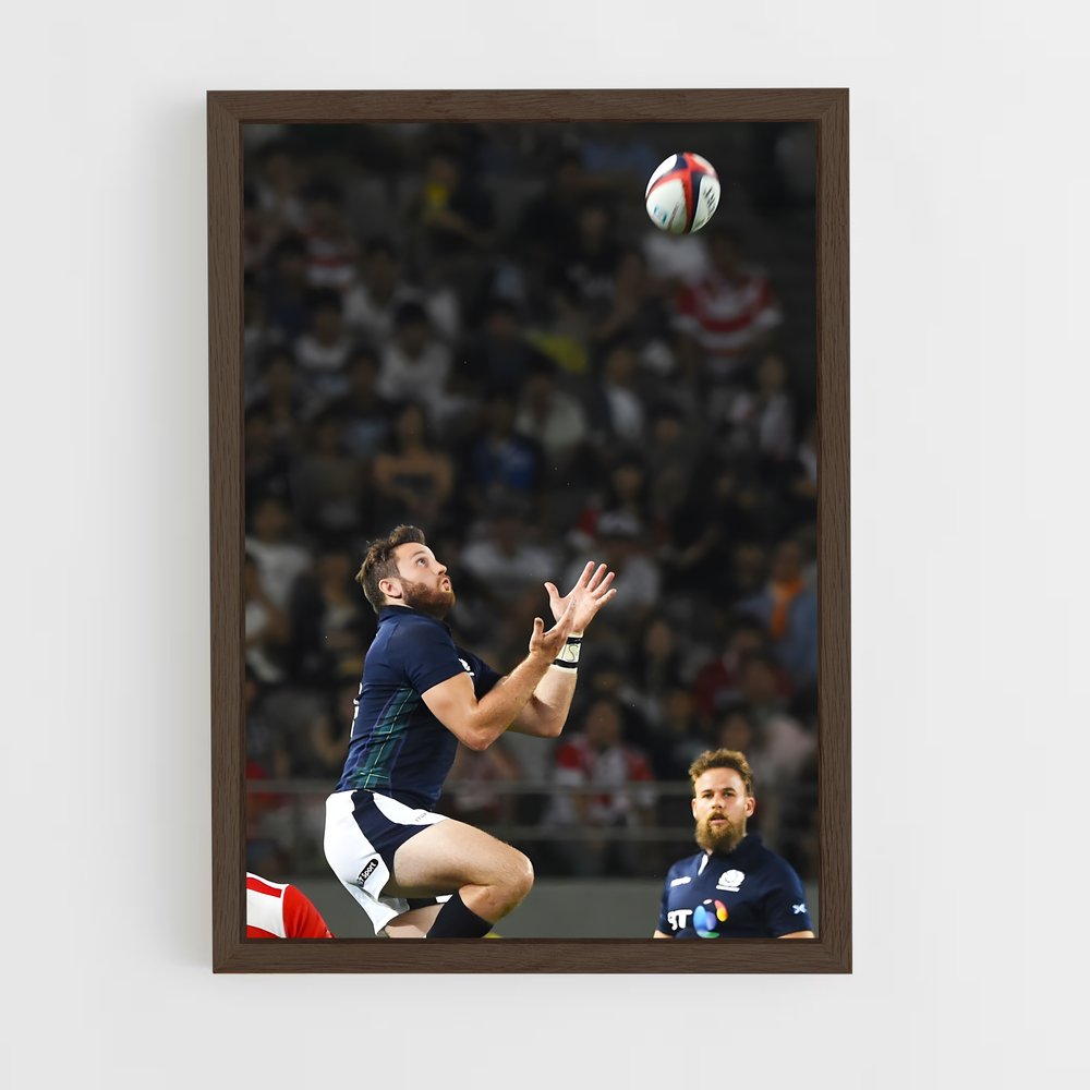 Poster Scottish Rugby Catch (vue 5)