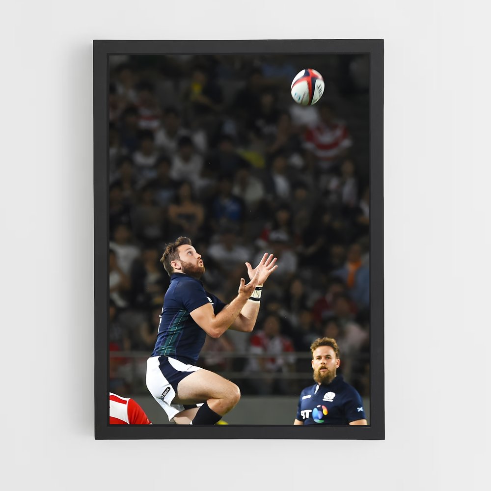 Poster Scottish Rugby Catch (vue 2)