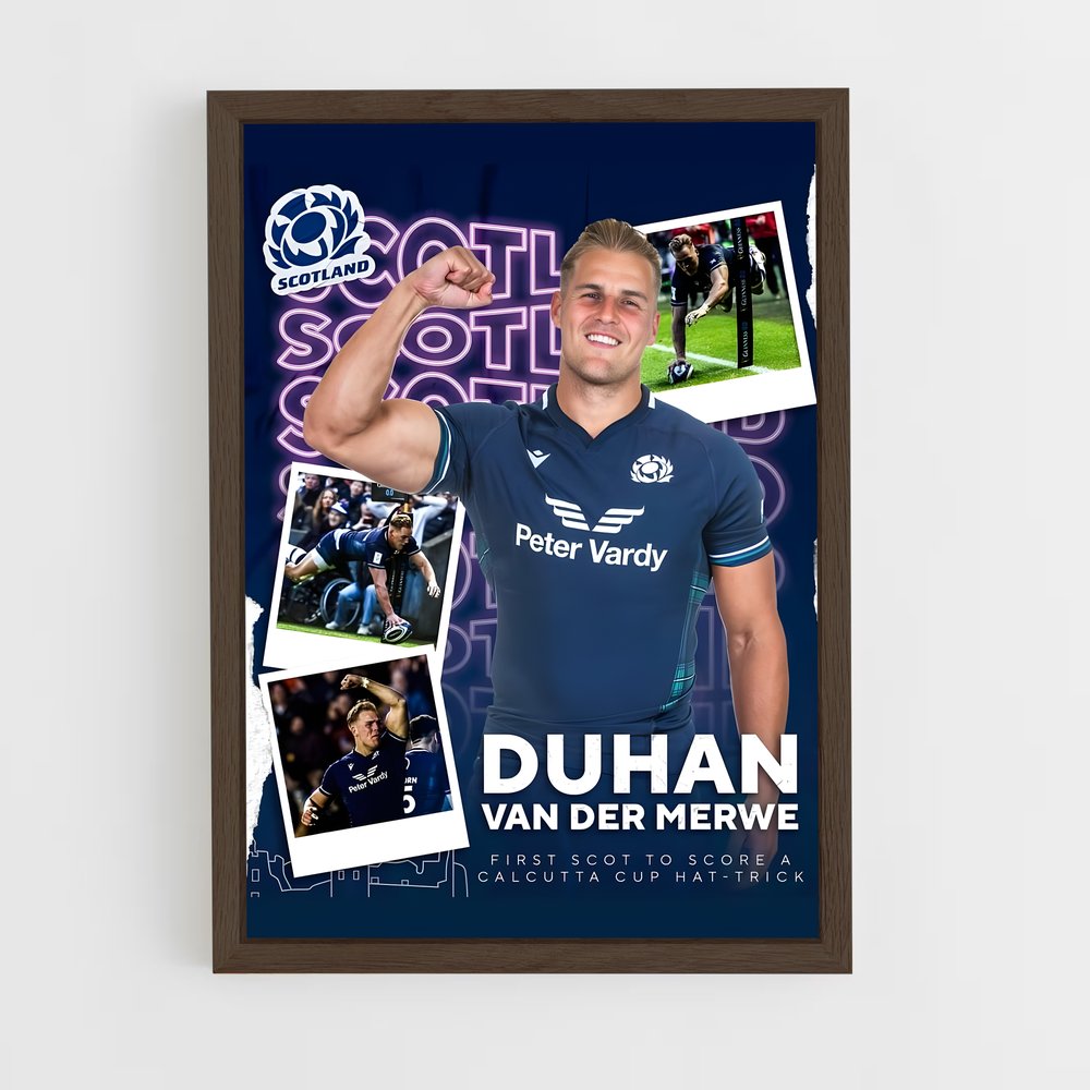 Poster Rugby Écossais Duhan (vue 5)