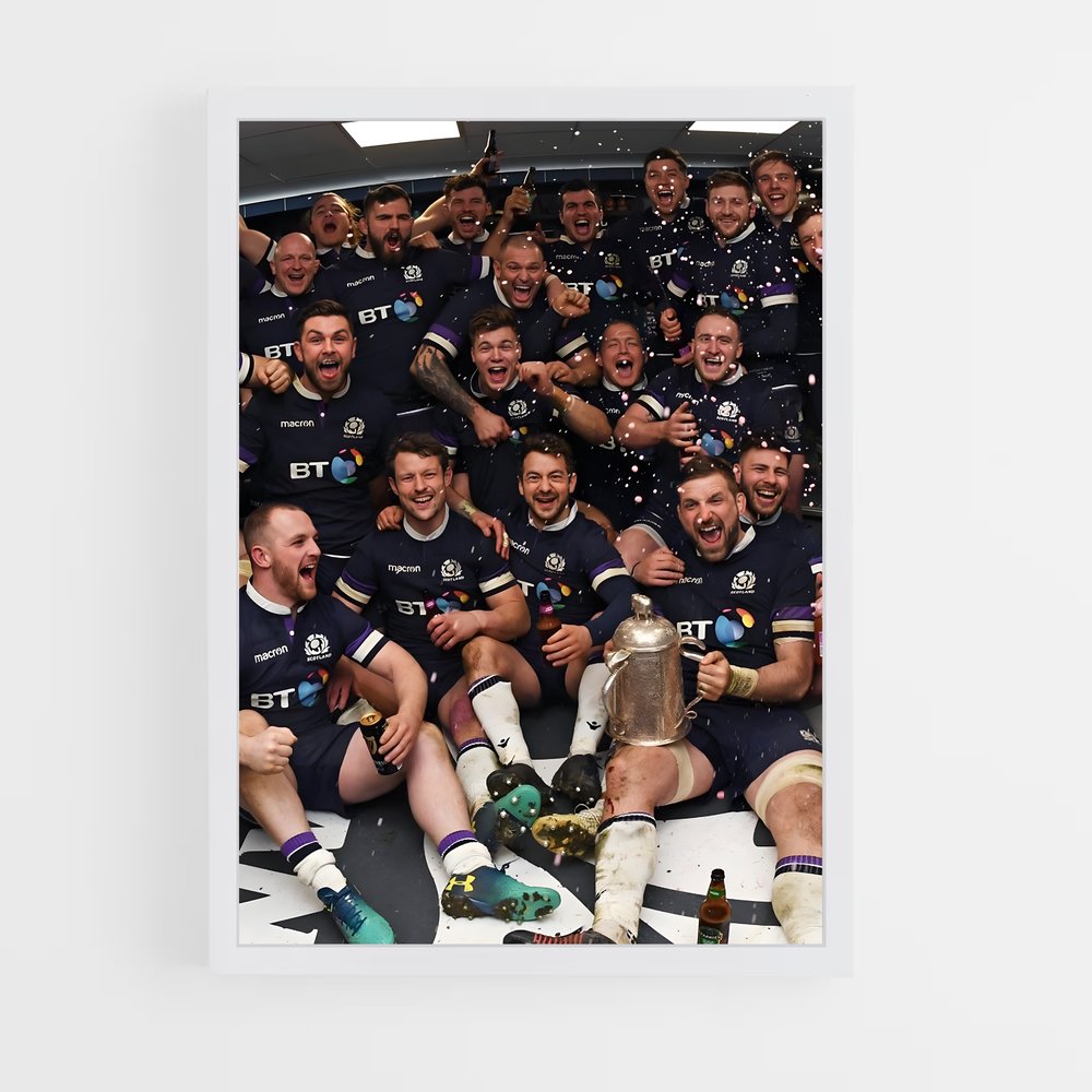 Poster Victoire Rugby Écossais (vue 3)