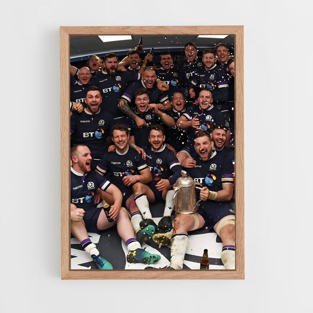 Poster Victoire Rugby Écossais (vue 4)