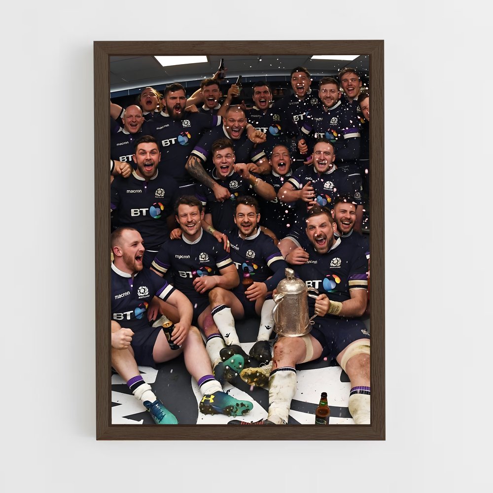 Poster Victoire Rugby Écossais (vue 5)