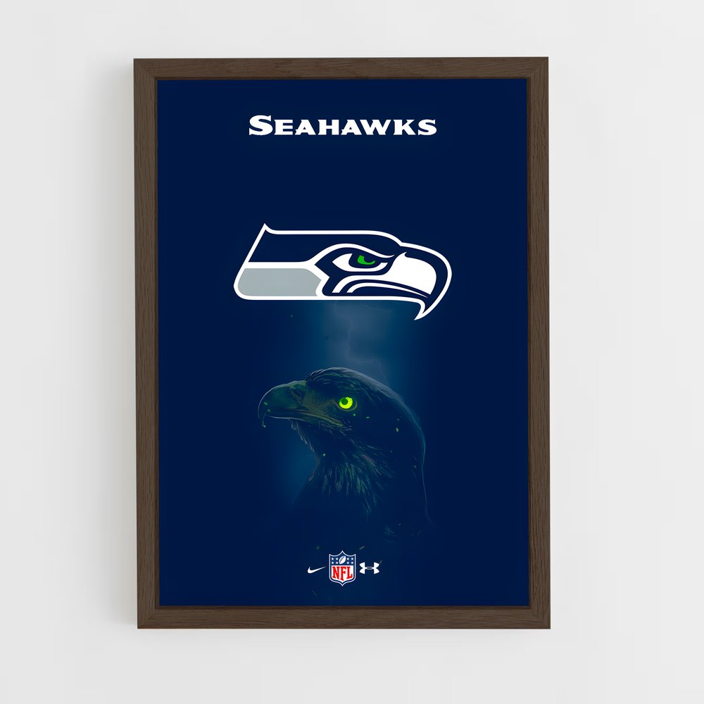 Poster Seahawk Majesty – affiche Football US (vue 5)