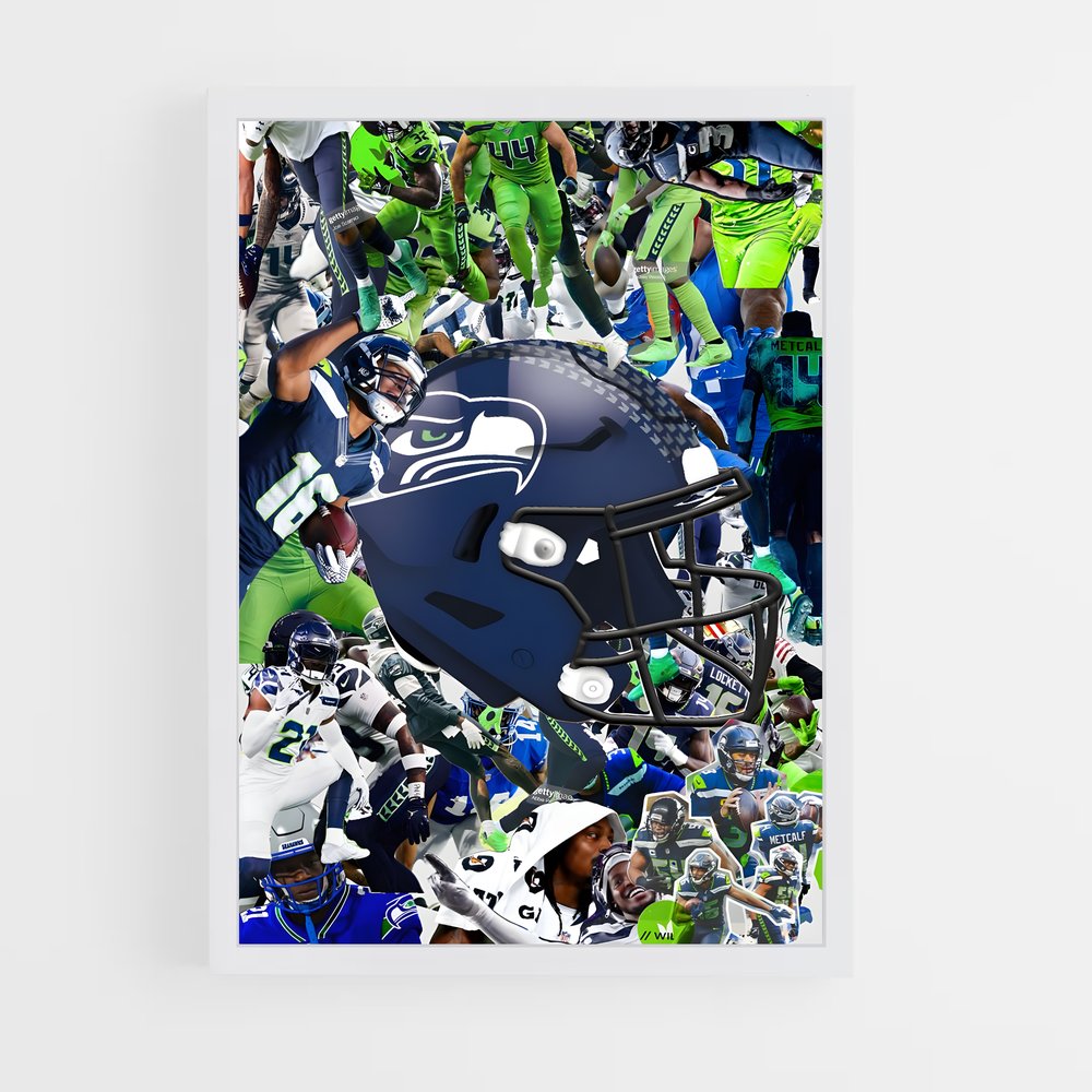 Poster Fierté des Seahawks – affiche Football US (vue 3)