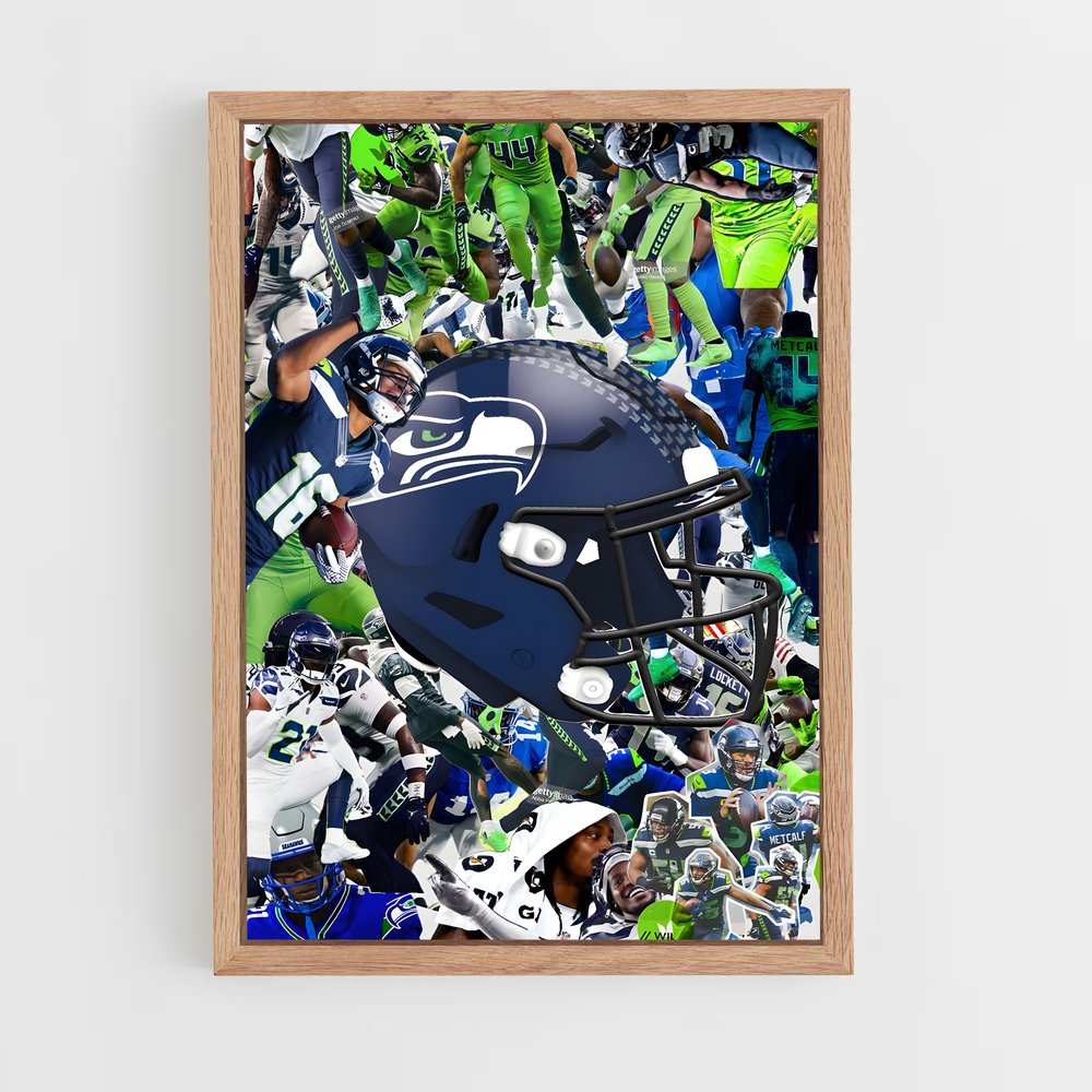 Poster Fierté des Seahawks – affiche Football US (vue 4)