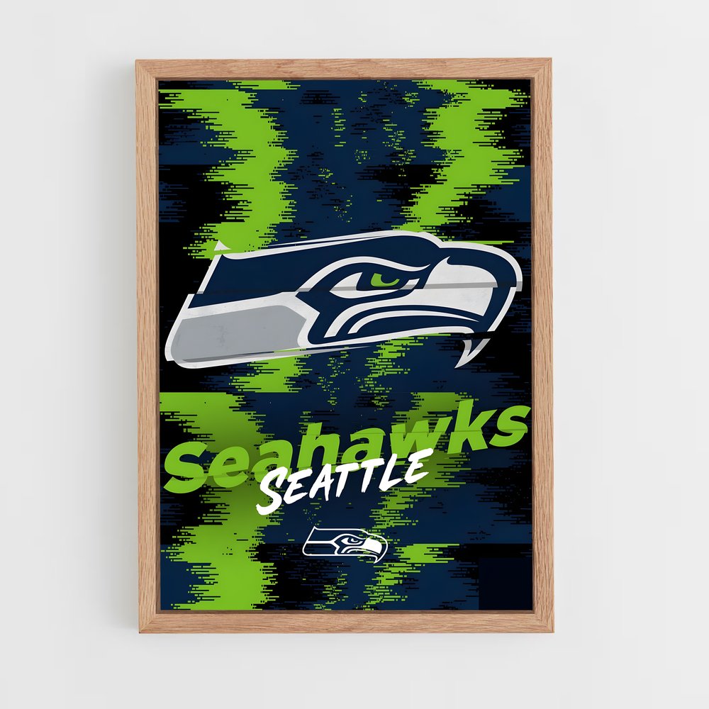 Poster Fierté Seattle – affiche Football US (vue 4)