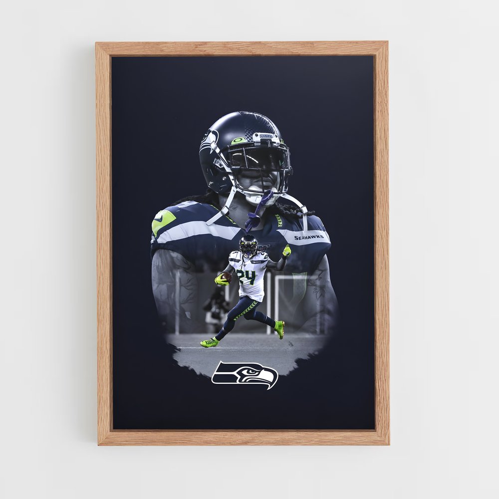 Poster Seahawk Spirit – affiche Football US (vue 4)